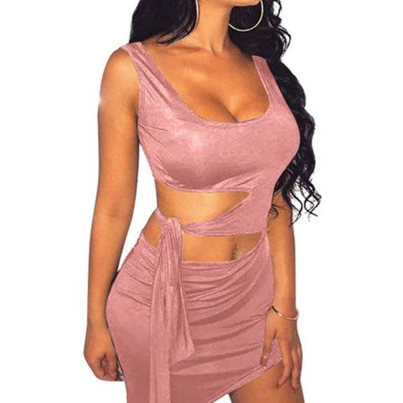 New Bodycon Cut Out Mini Dress - Picture 1 of 4